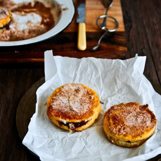 Salted Caramel and Nutella Fronuts