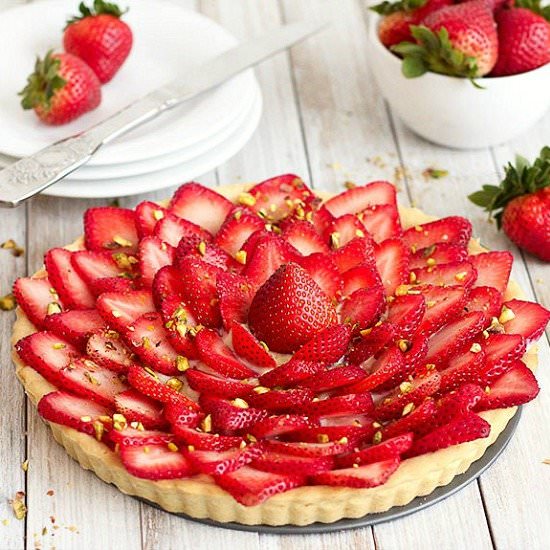 Strawberry Tart with Pastry Cream
