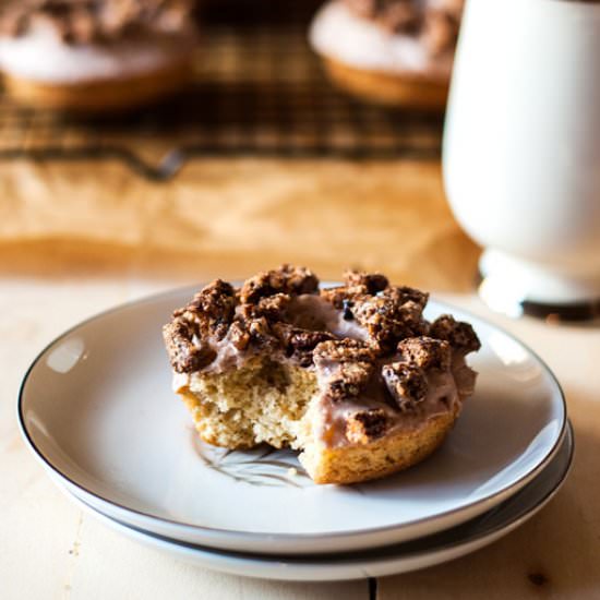 Cinnamon Pecan Doughnuts