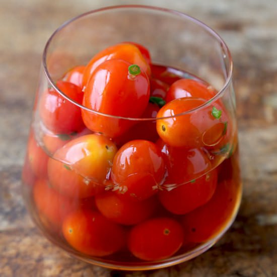 Thai Style Pickled Cherry Tomatoes