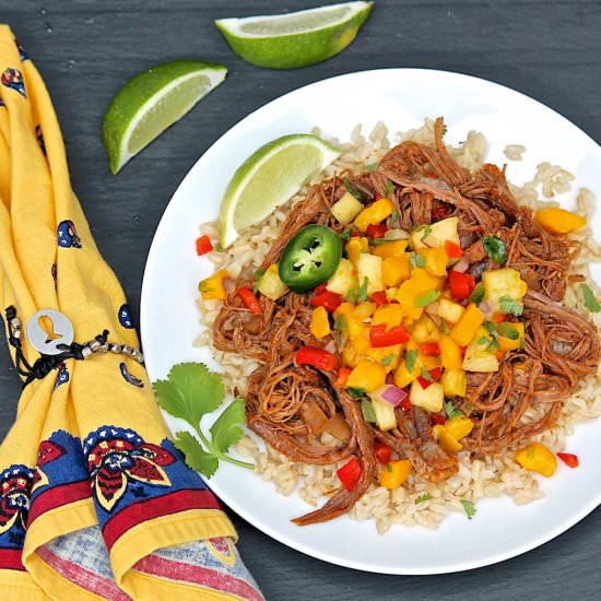Slow Cooker Mexican Flank Steak