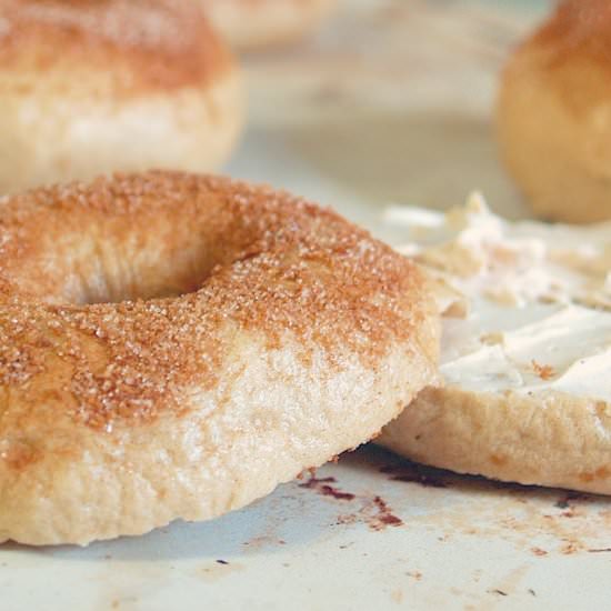 Cinnamon Crunch Bagels