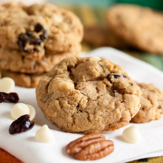 Cranberry Pecan Oatmeal Cookies