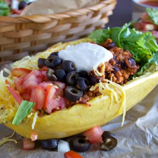 Spaghetti Squash Street Tacos