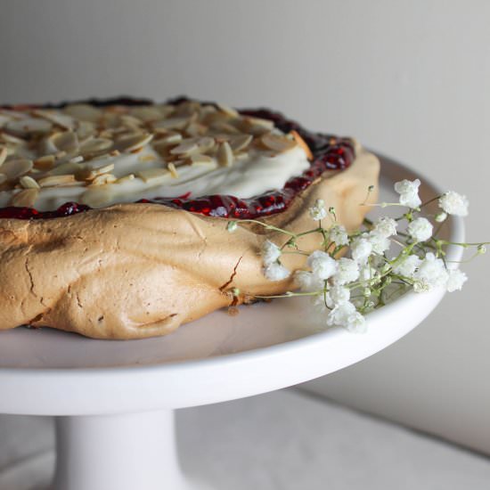 Lavender Meringue Pie