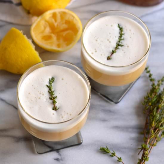 Maple & Thyme Whiskey Sour