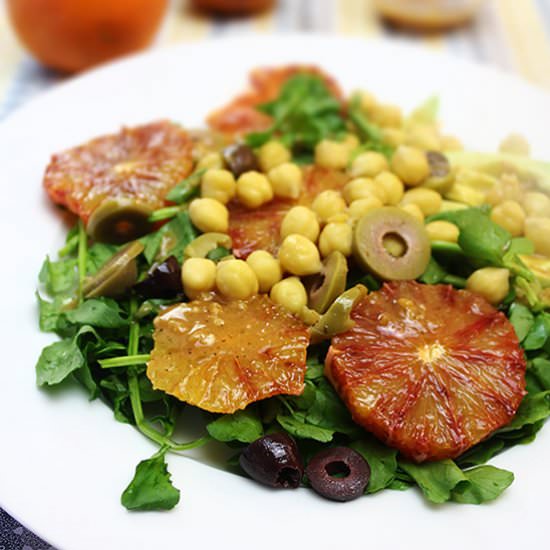 Watercress & Blood Orange Salad