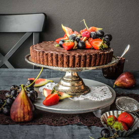 Chocolate Cheesecake Tart
