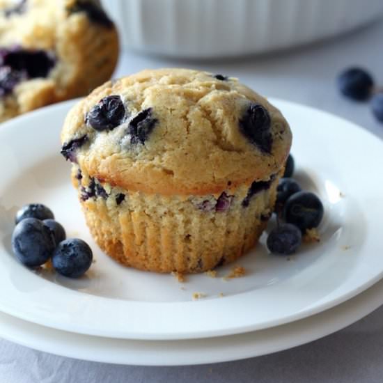 Healthy Blueberry Muffins