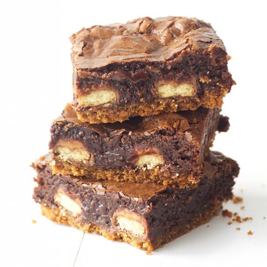 Twix Chocolate Brownies