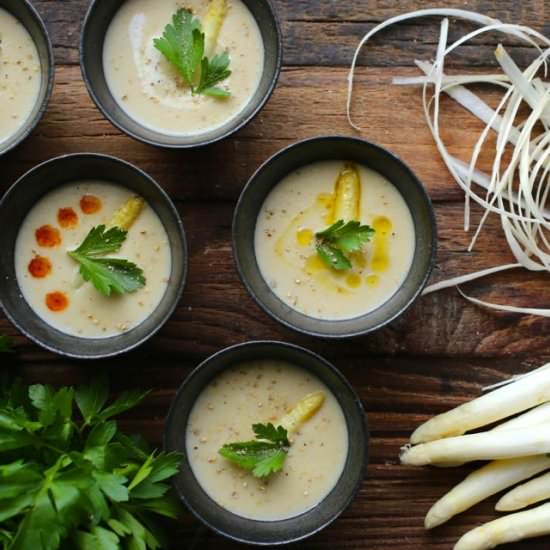 Creamy White Asparagus Soup