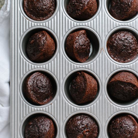 Chocolate Banana Quinoa Muffins