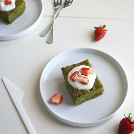 Matcha Tres Leches Cake