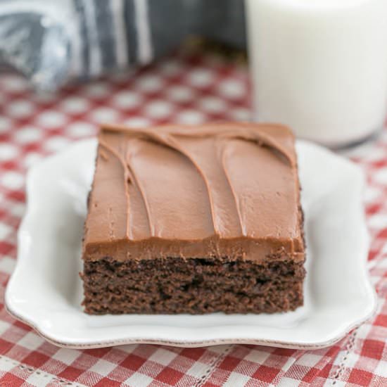 Cocoa Fudge Cake