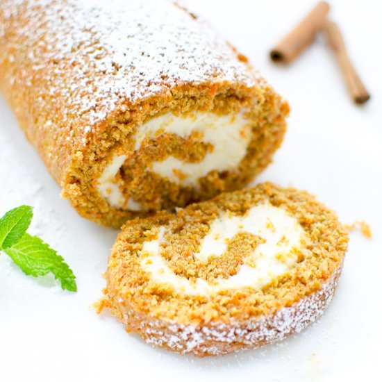 Carrot Cake Roll