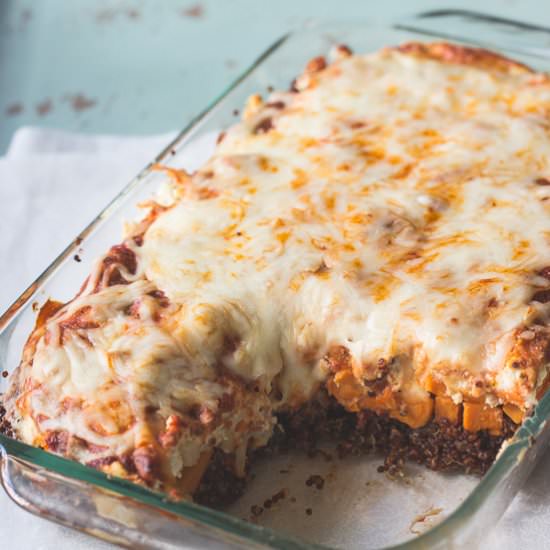 Sweet Potato Quinoa Lasagna