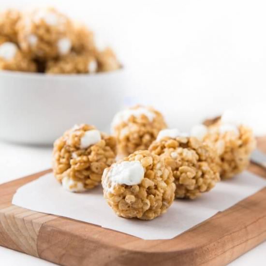 Cookie Butter Krispie Balls