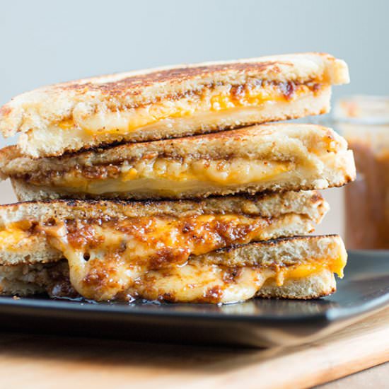 Grilled Cheese with Bacon Jam