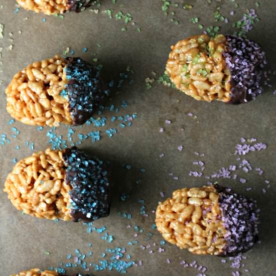 Brown Rice Crispy Easter Eggs