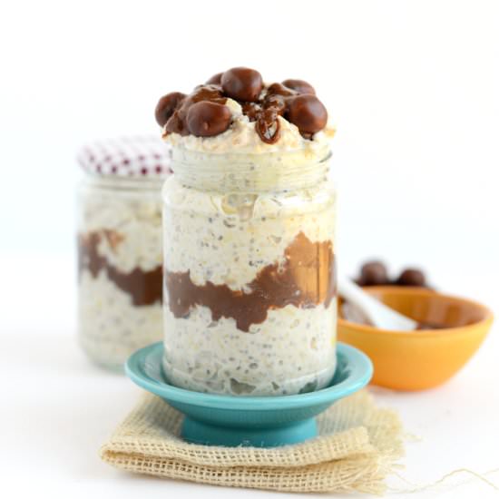 Moose Tracks Overnight Oats