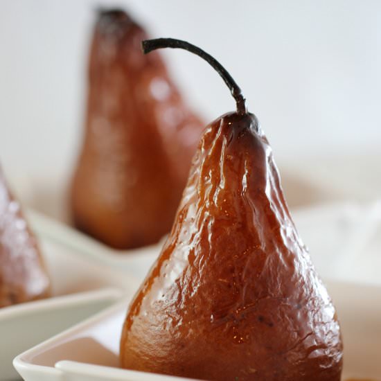 Marsala baked Pear