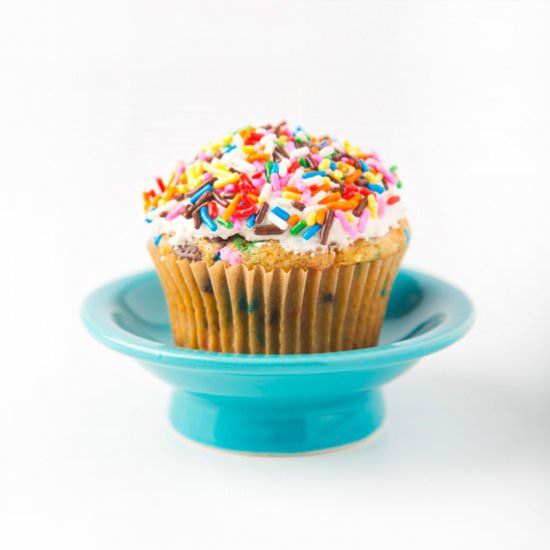 Vegan Funfetti Cupcakes