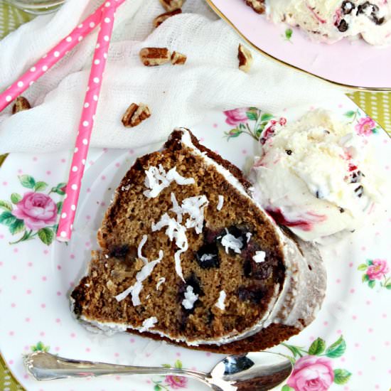Bundt Cake with Dates & Sour Cherry