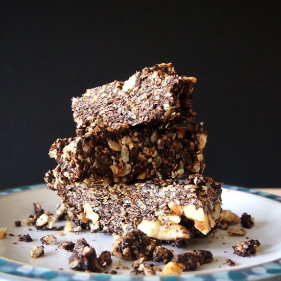 Fudgy Granola Bars