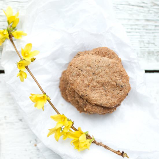 Vegan Lemon and Poppy Seed Cookies