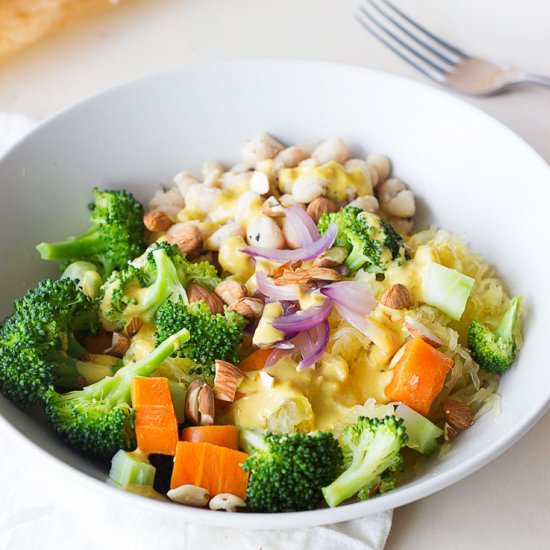 Spaghetti Squash Comfort Bowl