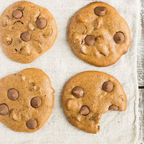 Flourless Chocolate Chip Cookies