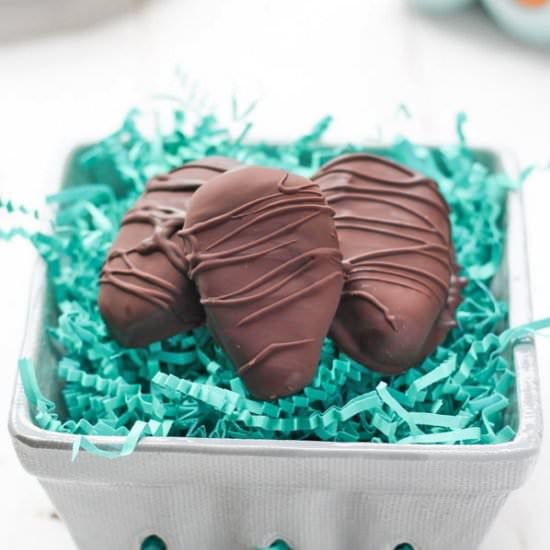 Chocolate Cashew-Coconut Eggs
