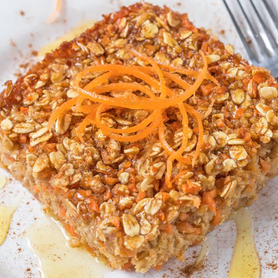 Carrot Cake Baked Oatmeal