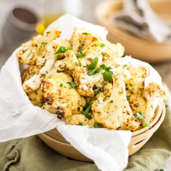 Oven Roasted Cauliflower