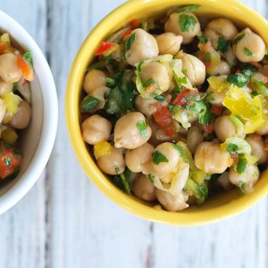 Easy Chickpea Salad