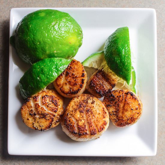 Scallops with Cumin and Lime