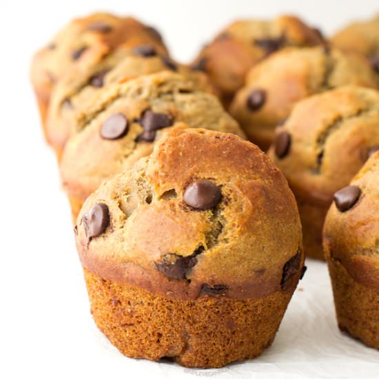 Simple Vegan Chocolate Chip Muffins