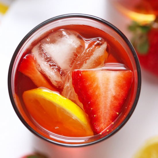 Strawberry Lemon Iced Tea