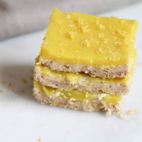 No-bake Lemon Squares (GF+V)