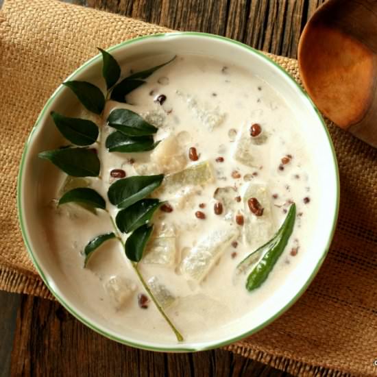 Ash gourd in coconut milk curry