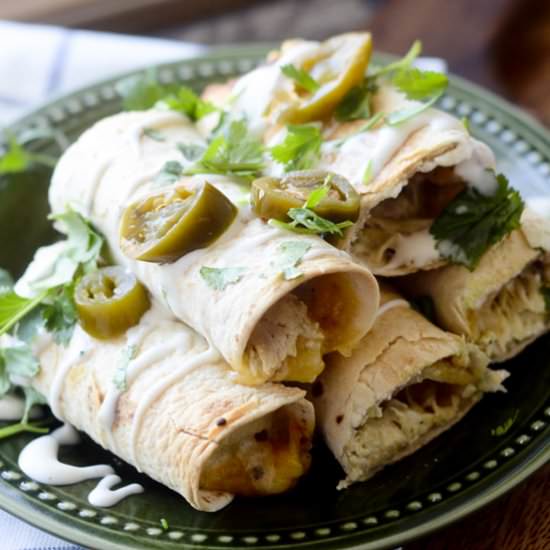 Jalapeno Popper Taquitos