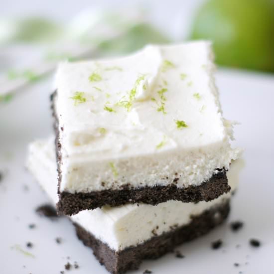 White Chocolate Lime Cheesecake Bar
