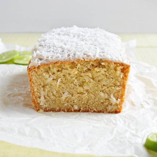Coconut Lime Pound Cake
