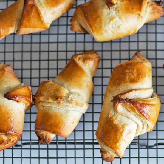 Nutella Brioche Croissants
