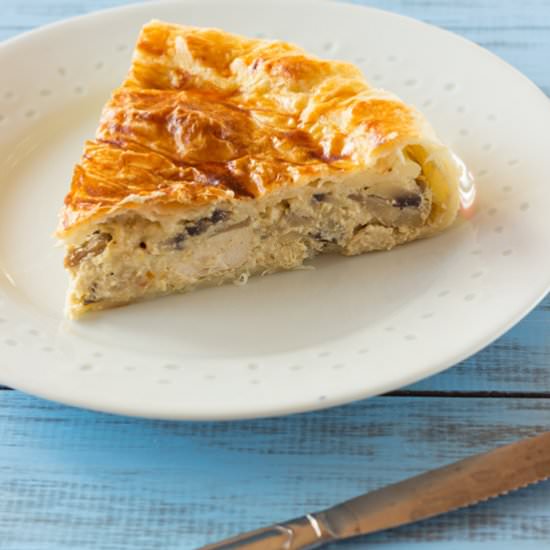Chicken Pie with Mushrooms