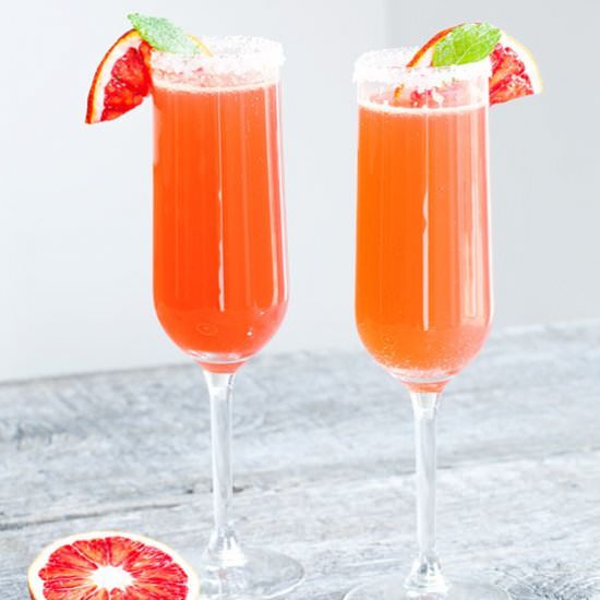 Cointreau Fizz Blood Orange Cocktail