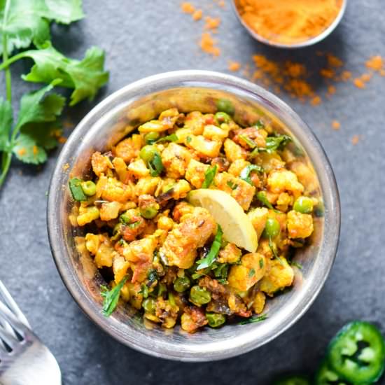 Indian Curried Cauliflower