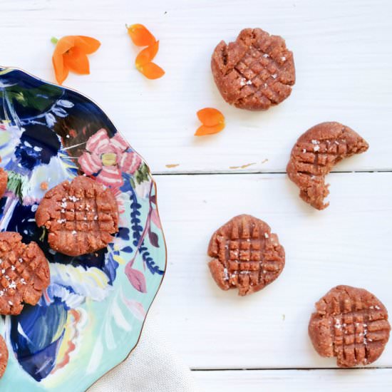 Raw Almond Butter Cookies