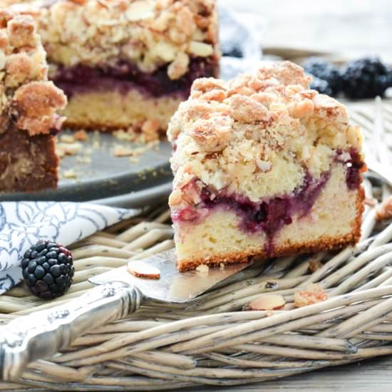 Blackberry and Almond Coffee Cake