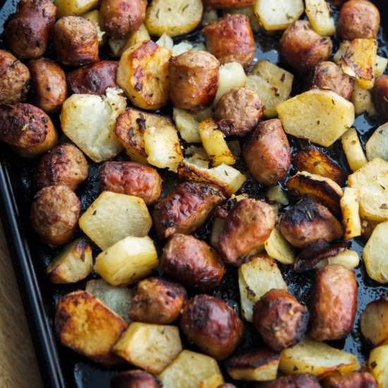 Italian Sausage & Potato Bake